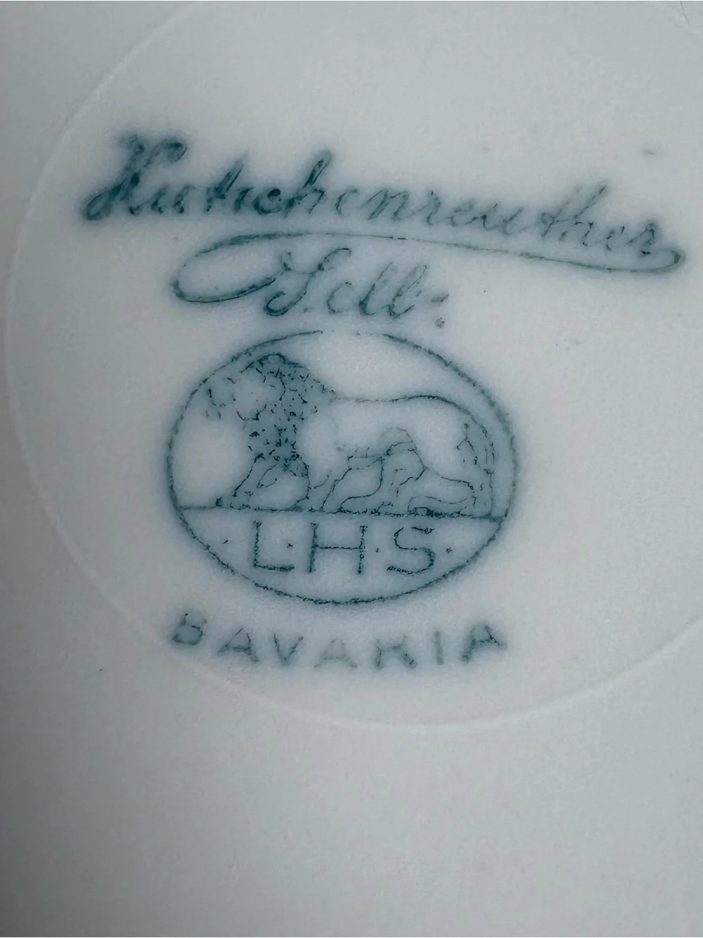 Antique Hutschenreuther Selb Bavaria Hand Painted Floral Plate Artist Signed